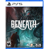 Beneath for PlayStation 5-Story: Created by two passionate brothers, Beneath fuses Lovecraftian horror with an action movie narrative set deep in the arctic ocean. You will race against time to find a cure for your daughter, fighting for survival as you travel between a series of research stations and discover the dark intentions of the Omnium Corporation