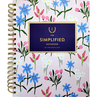 AT-A-GLANCE Emily Ley Hardcover Notebook - 240 Pages - 10" x 8" - Garden-120 sheets/240 pages