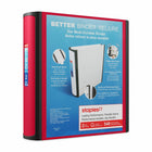 Staples Better Binder - 2" - Red-Longer lasting, easier to use