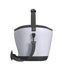 RovR KeepR Beverage Tote Caddy with Ice Bucket and Shoulder Strap - Powder-Comfortably holds up to 6 bottles of wine or spirits