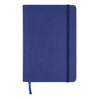Merangue Soft Cover Notebook With Strap - 6" x 8" - Assorted Colours-Dimensions:6 x 8 x 0.7