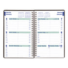 Blueline 2027 DuraFlex Weekly Diary with Twin-Wire Binding and Two-Piece Poly Cover – 8" x 5" – Assorted Colours – Bilingual-100% post-consumer recycled paper