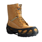 Impacto Stride Full Boot Overshoe Multidirectional Brass Ice Cleats - Small - Men 4-7/Women 5-8 - Black - 1 Pair-Designed for maximum traction to allow a natural stride