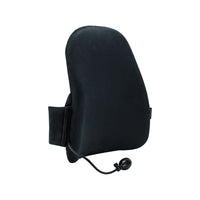 ObusForme CustomAIR Backrest with Adjustable Lumbar-Built-in adjustable lumbar cushion can be inflated or deflated to suit personal preference, and can facilitate regular changes in posture to help alleviate stress
