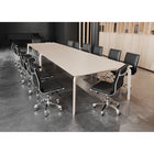Zuo Lider Plus Armless Office Chair - Black-Dimensions: 23.2" L x 23.2" W x 40.2" H