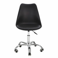 Simply Office Chair - Black-Black PU upholstered material