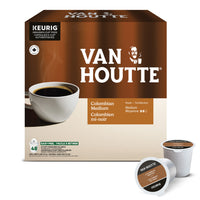Van Houtte Colombian Medium - Medium Roast - K-Cup Coffee Pods - 48 Pack-Taste: this blend offers a smooth yet deliciously lively flavour with subtle hints of fruity wine.