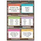 Teacher Created Resources Reclaimed Wood Design Large 6 Pocket Chart - 26" x 38"-Measures 26" x 38"
