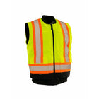Forcefield Re-Engineered 4-in-1 Hi Vis Safety Parka - XL - Lime Yellow-Total compliance with the newest CSA standard: CSA Z96-15; Orange and Lime meet Class 2 Level 2