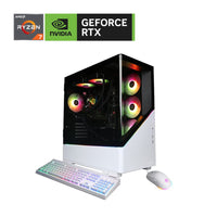 CyberPowerPC Gaming Desktop Computer - AMD Ryzen 7 9700F - GeForce RTX 5060 Ti 8GB - 16GB RAM - 1TB SSD - Windows 11 Home-AMD Ryzen 7 9700F gaming‑class processing power with 8 cores and 16 threads delivers fast clock speeds, smooth multitasking, and responsive performance for high‑FPS gaming, streaming, and demanding AAA titles