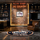 Connor Bedard and Connor Mcdavid Blackhawks - Framed Canvas - 22" x 31"-Finished size: 22.5x31.5