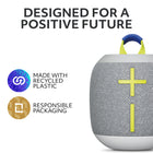 Ultimate Ears WONDERBOOM 4 Portable Waterproof Bluetooth Speaker - Grey-Durable Wireless Speaker With Range: 131 feet (40 meters) of range so you’re free to roam - plus it’s dirt-resistant and drop-proof with a handy loop so you can take it with you