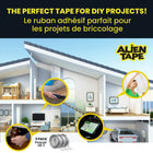 Alien Tape 10 ft. Multi-Surface Double Sided Tape - 3 Pack-Alien tape can securely hold up to 17.5 lbs