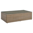 Modway Convene Outdoor Patio Coffee Table - Brown-Outdoor Patio Coffee Table