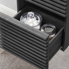 Modway Render 18" Wall-Mount Bathroom Vanity Cabinet - Charcoal-MDF and Particleboard