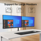 ShoppingAll Dual Monitor Mount Stand with Adjustable Arm for 13"-32" Monitors - Black-Keep your cables neat and organized with our built-in cable clips, save your desk space and keep your workstation clean