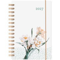 W. Maxwell 2027 Baro Daily Planner - 5.25" x 8" - Narcissus -January to December 2027