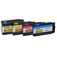 Nexink HP 952/HP952XL Compatible Ink Cartridges - High Yield - Black/Colour Combo - 4 Pack-Color: Black, Cyan, Magenta, Yellow