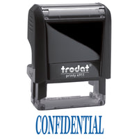 Trodat Printy 4911 Climate Neutral Self-Inking Stamp - "CONFIDENTIAL"-High-quality stamp with nontoxic, water-based ink