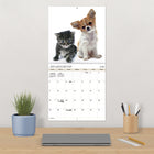 DateWorks 2026 16-Month Wall Calendar - 12" x 12" - Buddies - Bilingual-Features monthly pages for January to December 2026, as well as the last 4 months of 2025