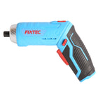 Fixtec 4V Lithium-Ion Cordless 2-in-1 Pivoting Screwdriver 49-Piece Kit-Compatible with USB TYPE-C charging cable, when the battery is exhausted, it can be plugged into any USB device for easy charging.