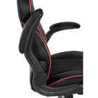 DESIGNlab By OSP Xeno Gaming Chair - Red Accents-Thick Padded coil spring seat