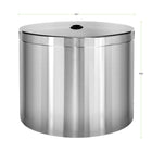 Gritt Commercial Wall Mount Wipes Dispenser - Stainless Steel-Durable stainless steel construction