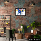 Henrik Sedin Vancouver Canucks - Framed Canvas - 31" x 22"-Officially licensed by the NHL and NHLPA