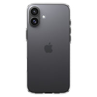 Spigen Crystal Flex for iPhone 16 - Crystal Clear-Slim clear protection stays pocket and grip-friendly
