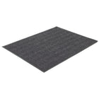 Edgewood Herringbone Medium Traffic Carpet Mat - 4' W x 6' L - Charcoal-Medium Traffic