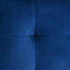 Modway Contour Tufted Cube Performance Velvet Ottoman - Navy-Dense Foam Padding