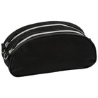 Staples Nylon Dual Zipper Oblong Pencil Case - Assorted Colours-Assorted Colours (colour choice not available for online orders)