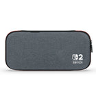 PowerA Slim Case for Nintendo Switch 2 - Dark Heather Grey-Structured Protection: Molded interior with soft fabric lining