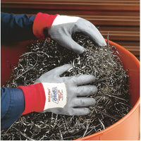 Showa Best Glove Nitri-Flex Gloves - Large/9 - Nitrile Coating - Cotton Shell - 12 Pack-Coating Nitrile