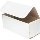 Staples Corrugated Box - 10" L x 4" W x 4" H - White - 5 Pack-Protect your shipments