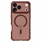 ITSKINS Hybrid_R Frost Compatible with MagSafe Case for iPhone 17 Pro - Mocha-Raised edges protect your screen and camera