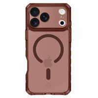 ITSKINS Hybrid_R Frost Compatible with MagSafe Case for iPhone 17 Pro - Mocha-Raised edges protect your screen and camera