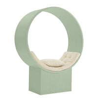 Modway Aperture Round Alcove Accent Chair - Sage/Ivory-Modern Round Lounge Chair