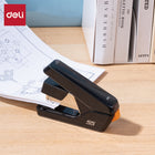 Deli Reduced Effort Desktop Stapler - 55 Sheet Capacity-Durable Metal Build: A strong, heavy-duty stapler with a special inner rail designed to hold flat staples securely