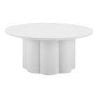 Zuo Palmier Coffee Table - White-Colour: White