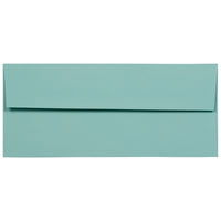 JAM Paper #10 Business Envelopes, 4 1/8 x 9.5, Aqua Blue, 500 Pack (1523976H)-Product Type: Recycled Envelope