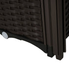 Outsunny 4-Piece Raised Garden Bed - Brown-Our versatile design accommodates various gardening requirements, while the easy assembly and disassembly process is as simple as putting the card frame and sheet together
