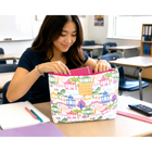 Hilroy Mahjong Large Fashion Pouch - 12" W x 9" H x 3" D-7