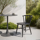 Zuo Shio Dining Chair - Black-Dimensions: 22.6" L x 21.7" W x 29.1" H