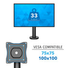 Mount-It! MI-3796 Height Adjustable POS Monitor Mount-Warranty: Limited Lifetime Manufacturers Warranty