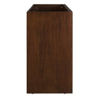 Modway Appia 48" Bathroom Vanity Cabinet - Walnut-Non-Marking Foot Pads