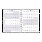 Blueline 2026 Dramatic Floral 14-Month Monthly Planner Printed Cover - 8'' x 5'' - Bilingual-Features dedicated sections for contacts, passwords, notes, and to-dos