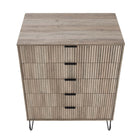 Manhattan Comfort DUMBO Modern Dresser Set and 5-Drawer Tall Dresser Set - Rustic Grey-10