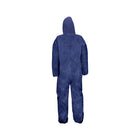 Wasip Disposable Polypropylene Coveralls - 3X-Large - Blue-These heavy-duty (60 grams) disposable polypropylene coveralls feature a zippered front, attached hood, sewn elastic wrist, ankle, and hood