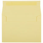 JAM Paper A9 Coloured Invitation Envelopes with Peel & Seal Closure - 5 3/4 x 8 3/4 - Canary Yellow - 100 Pack-Colour: Canary Yellow